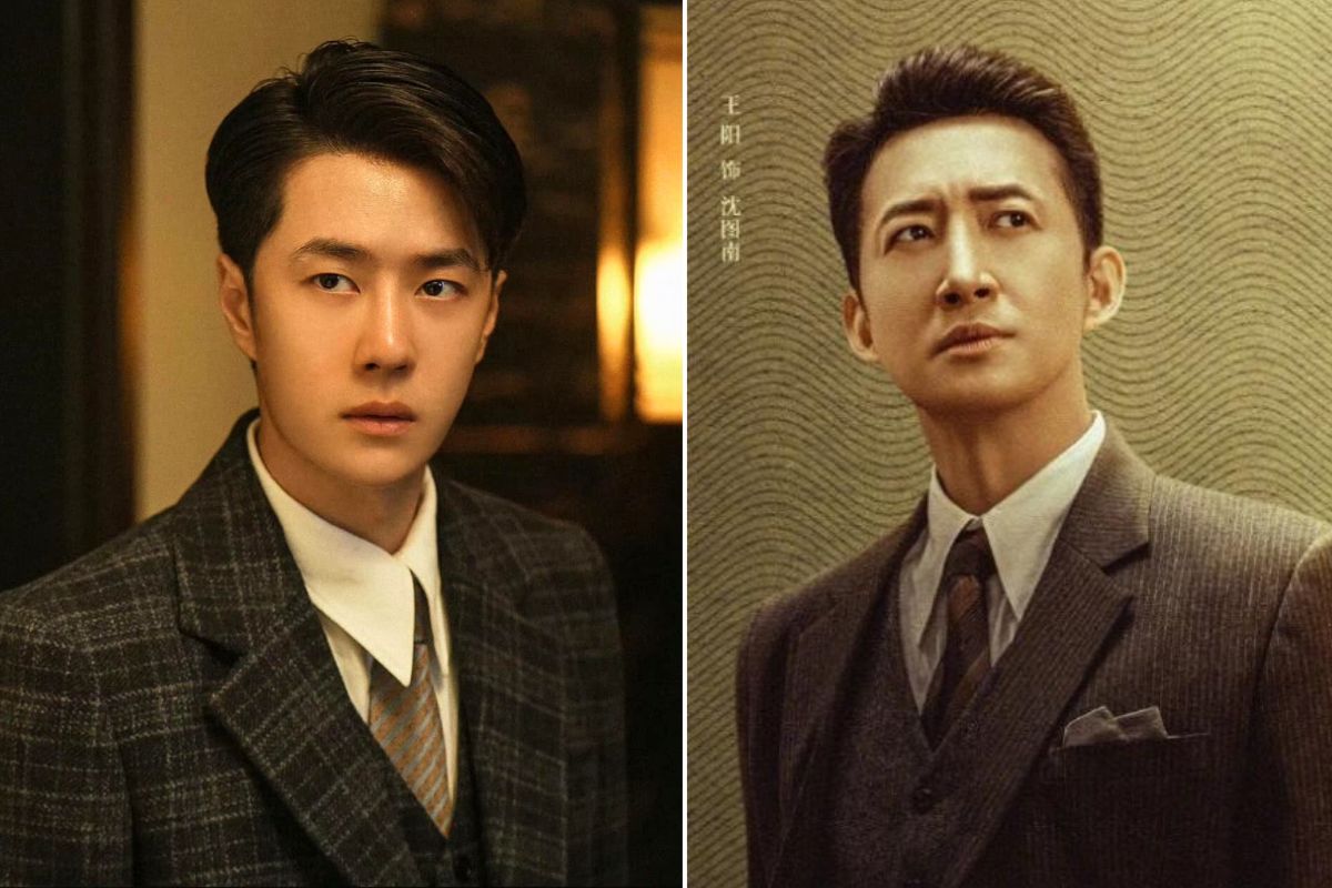 Vương Dương (phải) là diễn viên phiên 3, trong khi Vương Nhất Bác là phiên 1 ở phim “Truy phong giả“. Ảnh: Weibo