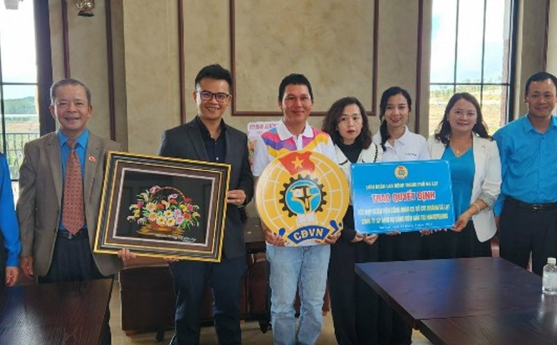 LĐLĐ tỉnh Lâm Đồng đã giao chỉ tiêu phát triển đoàn viên, thành lập CĐCS cho Công đoàn cấp trên trực tiếp cơ sở, CĐCS trực thuộc LĐLĐ tỉnh. Ảnh: Đức Thiệm