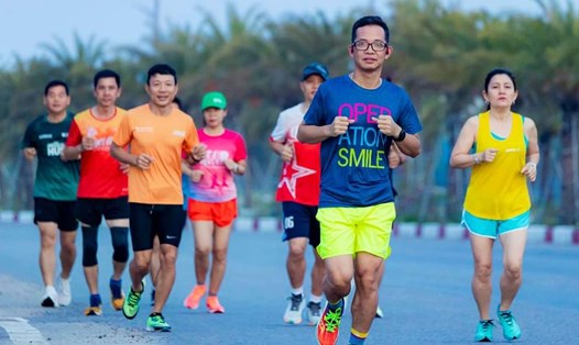 Tập luyện cho chuỗi sự kiện dui lịch hè Bình Định 2024. Ảnh: H.Q.