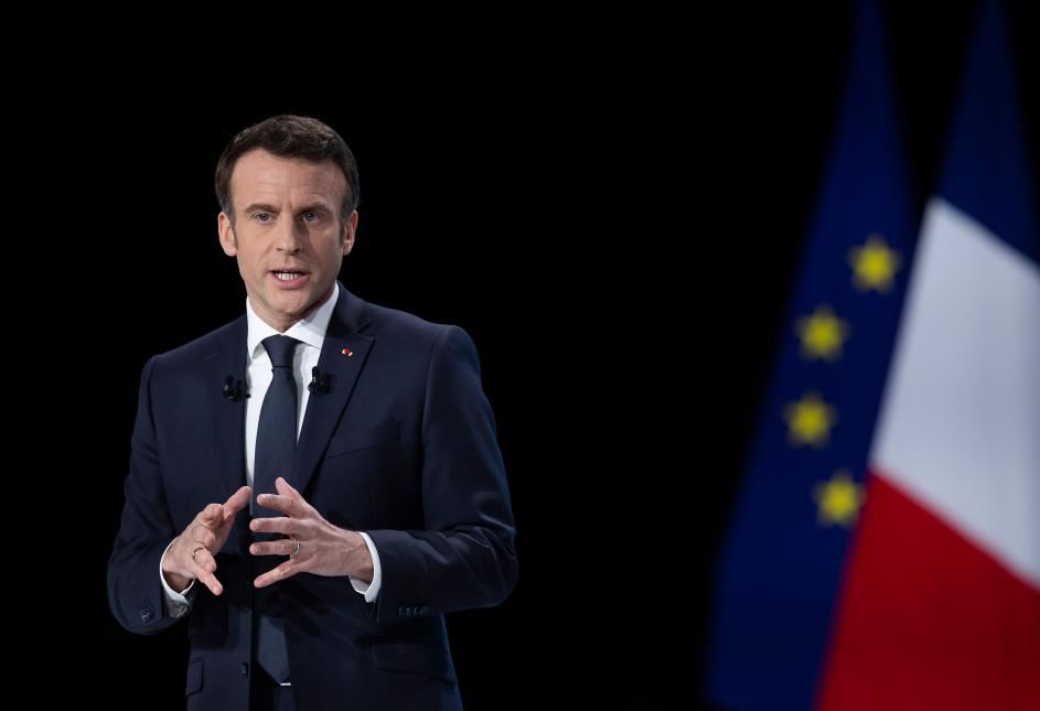 Tổng thống Pháp Emmanuel Macron. Ảnh: Xinhua