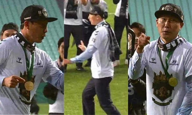 Huấn luyện viên Kim Sang-sik thích nhảy và đọc rap