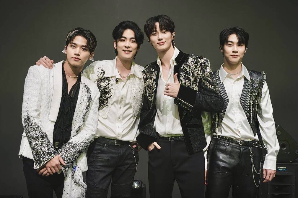 Ban nhạc Eclipse trong phim "Cõng anh mà chạy". Ảnh: Nhà sản xuất