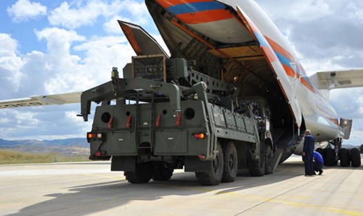Tên lửa S-400 được bàn giao cho Thổ Nhĩ Kỳ năm 2019. Ảnh: Bộ Quốc phòng Thổ Nhĩ Kỳ