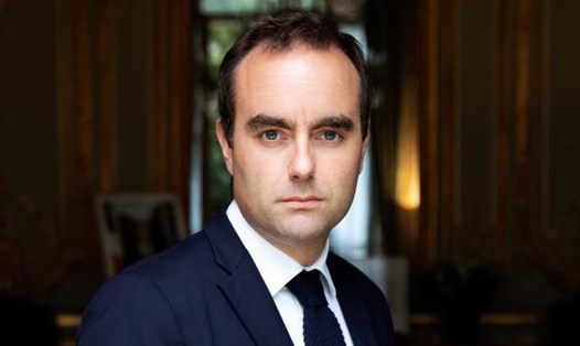 Bộ trưởng Bộ Quân đội Pháp Sébastien Lecornu. Ảnh: Bộ Quân đội Pháp
