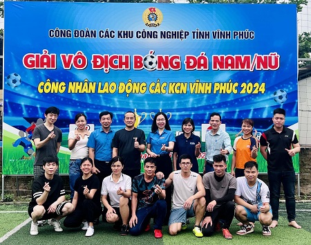 Giải Vô địch bóng đá Nam, Nữ các khu công nghiệp tỉnh năm 2024. Ảnh: Minh Hạnh 