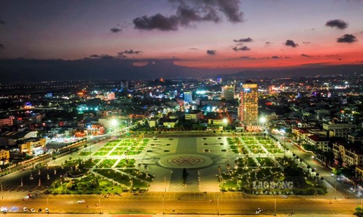 Một góc của tỉnh Phú Yên nhìn từ trên cao. Ảnh: Hoài Luân