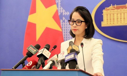 Người phát ngôn Bộ Ngoại giao Việt Nam Phạm Thu Hằng. Ảnh: Bộ Ngoại giao