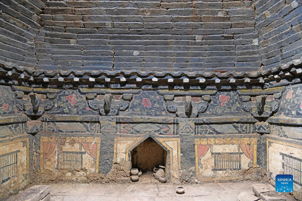 Mộ cổ thời Minh ở thành phố Trường Trị, tỉnh Sơn Tây, Trung Quốc. Ảnh minh họa: Xinhua