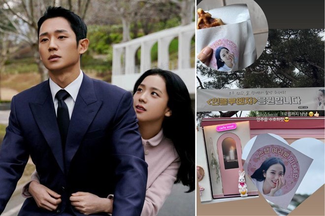 Jung Hae In gửi xe cà phê ủng hộ Jisoo (Blackpink) đóng phim mới