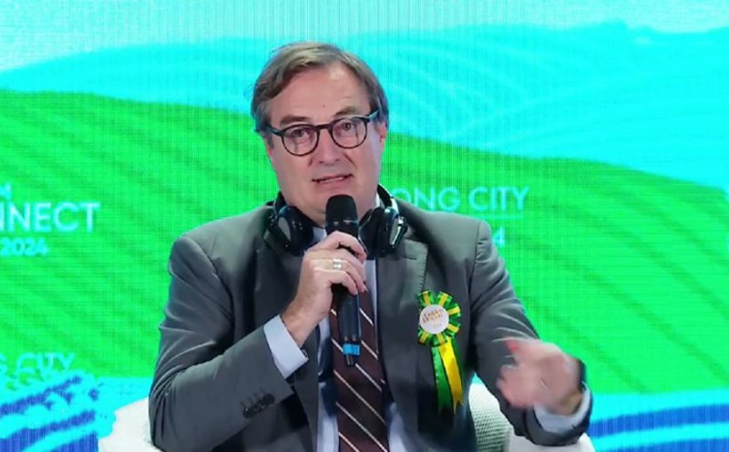 Ông Bruno Jaspaert - Tổng Giám đốc Tổ hợp khu công nghiệp DEEP C. Ảnh: Nguyễn Tuyến