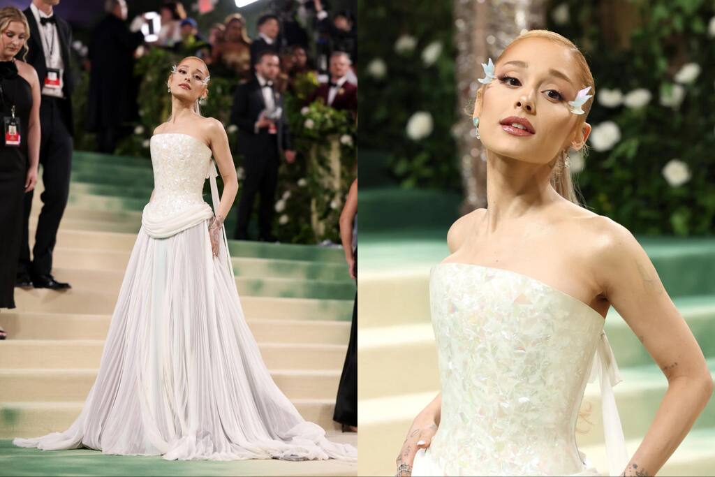 Ariana Grande mang đến Met Gala trang phục tinh tế. Ảnh: X.