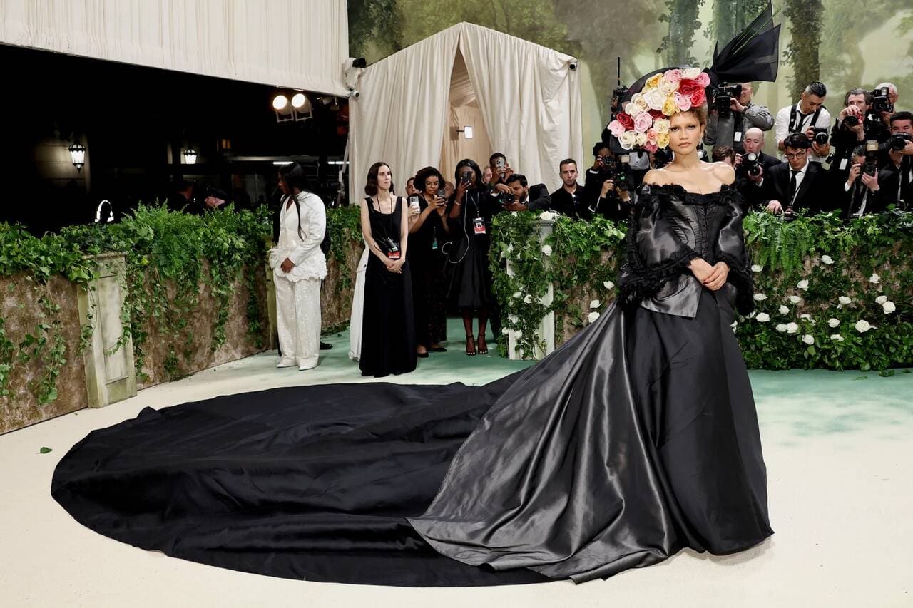 Diện mạo thứ hai của Zendaya tại Met Gala 2024. Ảnh: X