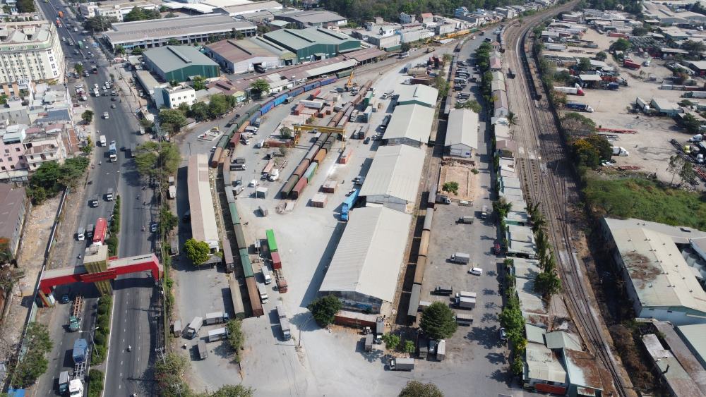 Ga Sóng Thần tại phường An Bình, thành phố Dĩ An, tỉnh Bình Dương. Ảnh: Đình Trọng