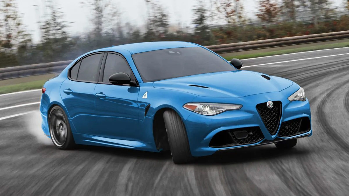 Alfa Romeo Giulia Quadrifoglio. Ảnh: Top Speed