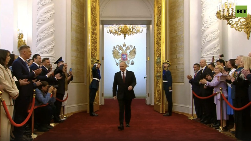Tổng thống Nga Vladimir Putin trước lễ nhậm chức ngày 7.5.2024. Ảnh: RT