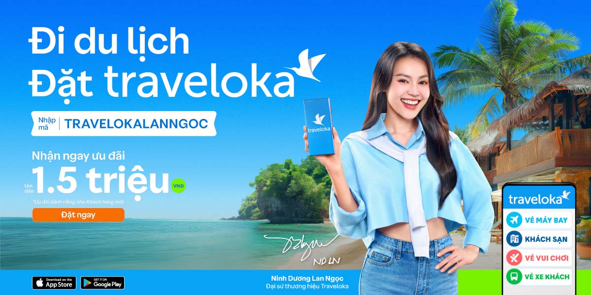 Ninh Dương Lan Ngọc chính thức trở thành Đại sứ thương hiệu của Traveloka tại Việt Nam. 