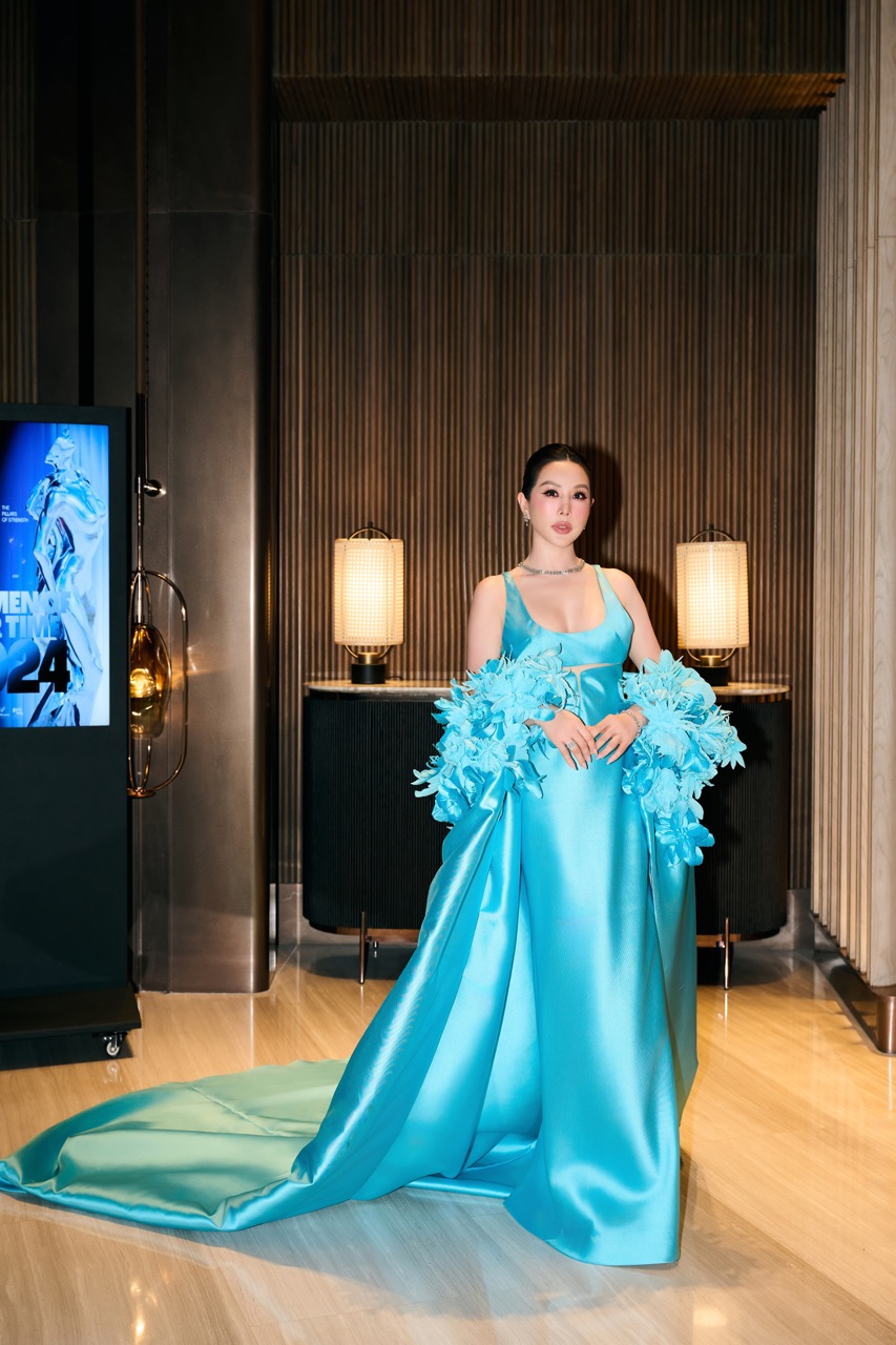  Hoa hậu kiêm doanh nhân Thu Hoài vừa góp mặt trong chiến dịch “Women of Our Time 2024 - Những người phụ nữ thời đại” tổ chức tại TPHCM. do một ấn bản thời trang cao cấp toàn cầu tổ chức hàng năm.  
