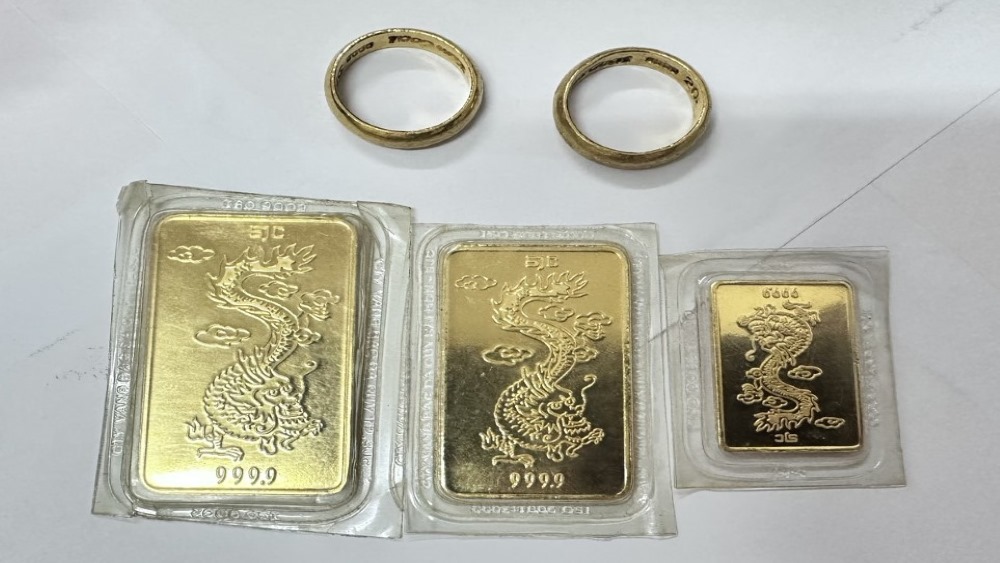 Hình ảnh số vàng bị bỏ quên ở cửa hàng 0 đồng (phường Thảo Điền, TP Thủ Đức). Ảnh: Cửa hàng cung cấp
