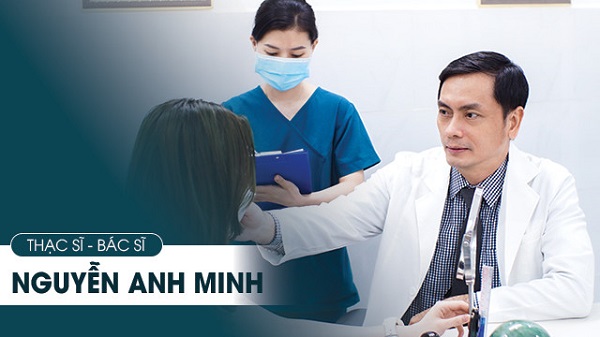 Hình ảnh bác sĩ Nguyễn Anh Minh tư vấn khách hàng. Ảnh: Bs. Nguyễn Anh Minh