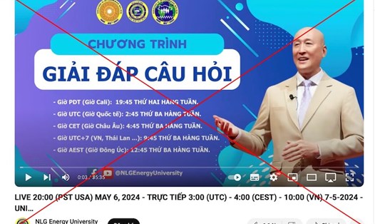 Khóa học "Năng lượng gốc Trồng đồng Việt Nam" vẫn tiếp tục được đăng tải trên các nền tảng mạng xã hội. Ảnh: Chụp màn hình khóa học nhân vật cung cấp. 