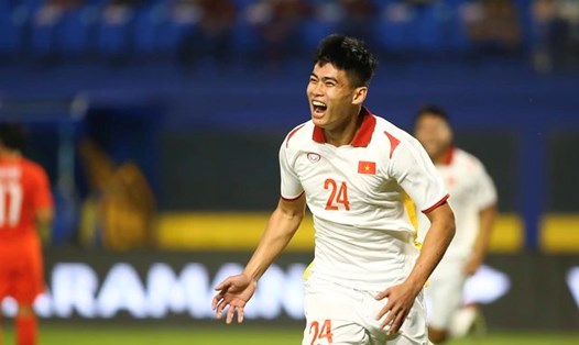 Trung vệ Nguyễn Ngọc Thắng từng khoác áo U23 Việt Nam tại giải U23 châu Á 2024. Ảnh: VFF