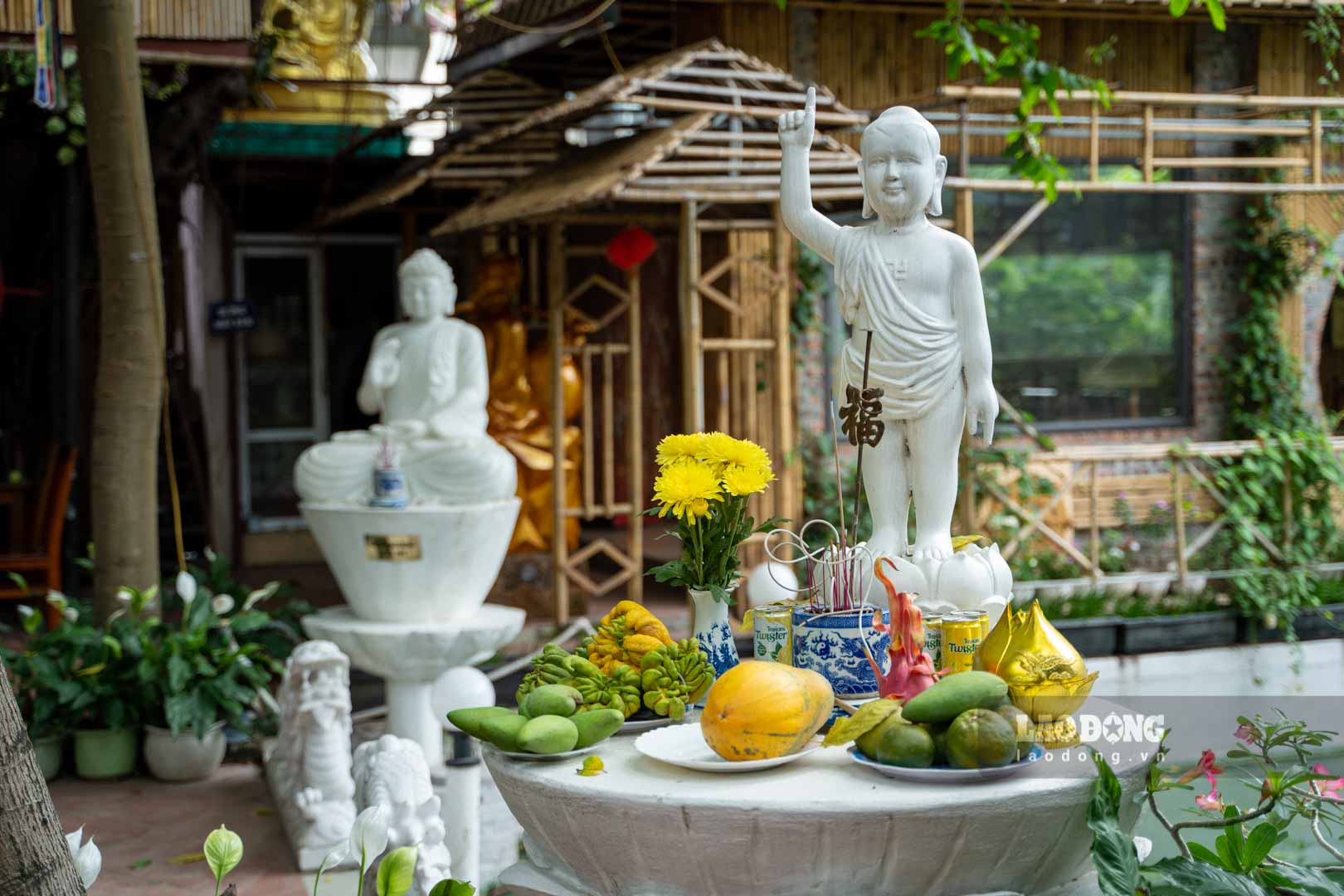 Không gian của Chùa Tề Đồng Vật Ngã. Ảnh: Đền Phú