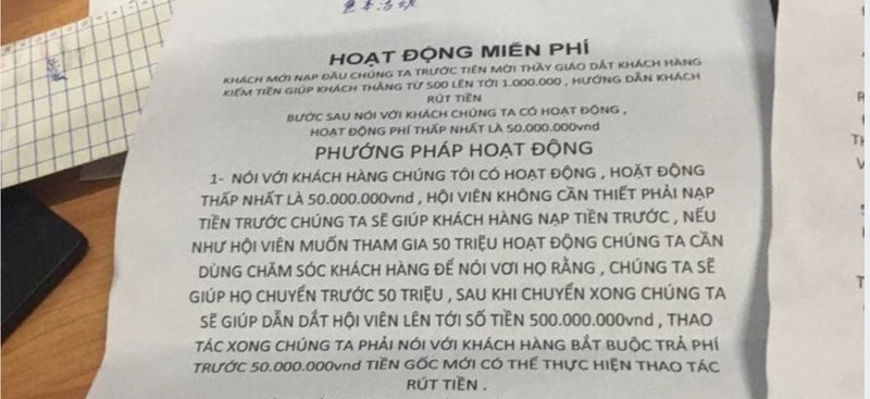 Những kịch bản lừa đảo nhắm tới các đối tượng khác nhau được xây dựng chi tiết để khách hàng có thể dễ dàng đem đi lừa đảo qua mạng. Ảnh: NVCC