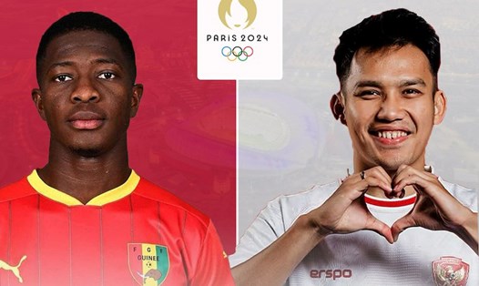 U23 Indonesia chạm trán U23 Guinea ở trận tranh vé dự Olympic 2024. Ảnh: Asean Football