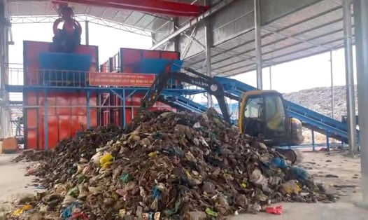 Nhà máy xử lý rác Đồng Cây Sao ở xã Cửa Dương đã chính thức vận hành. Ảnh: Xuân Nhi