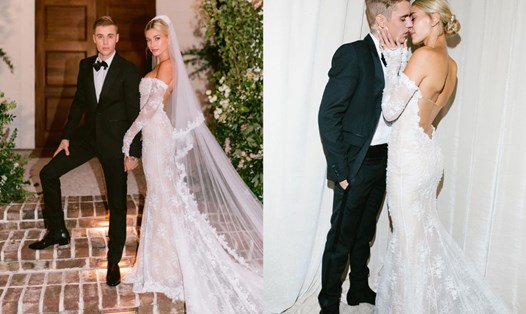 Justin Bieber và Hailey Bieber kết hôn năm 2019. Ảnh: Instagram
