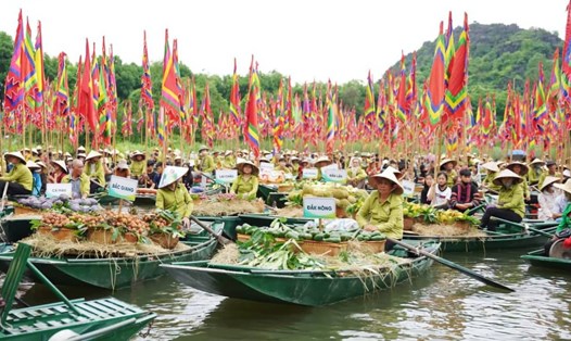 Tuần Du lịch Ninh Bình với chủ đề "Sắc vàng Tam Cốc - Tràng An" năm 2024 sẽ diễn ra từ ngày 1-8.6 với nhiều hoạt động đặc sắc. Ảnh: Nguyễn Trường