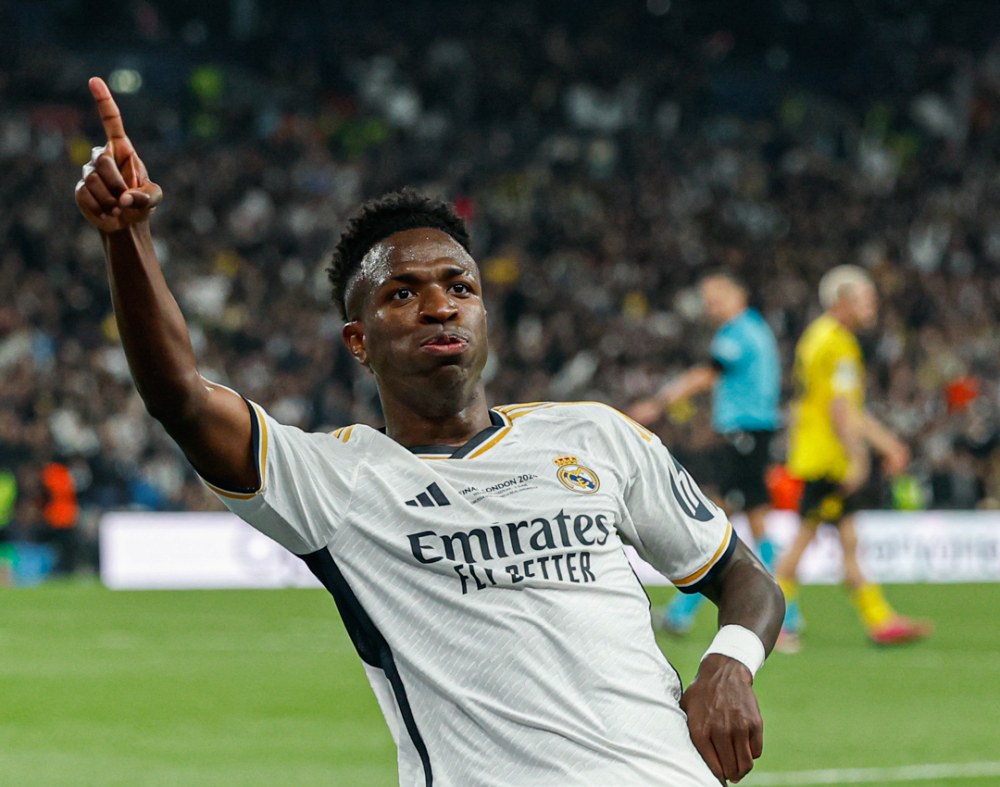 Vinicius ghi bàn thứ hai cho Real Madrid. Ảnh: RMFC