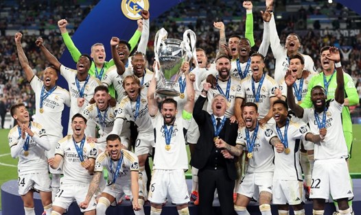 Real Madrid nối dài thành tích ấn tượng tại giải đấu số 1 châu Âu. Ảnh: UCL