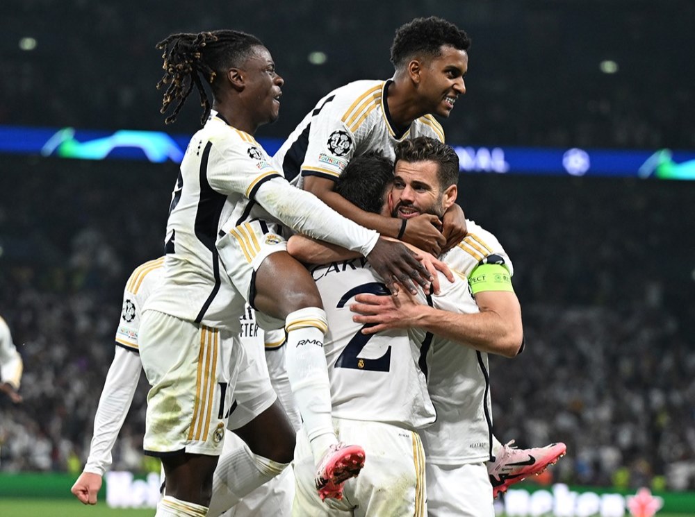 Real Madrid excellently passed the group stage with a winning record. Photo: UCL