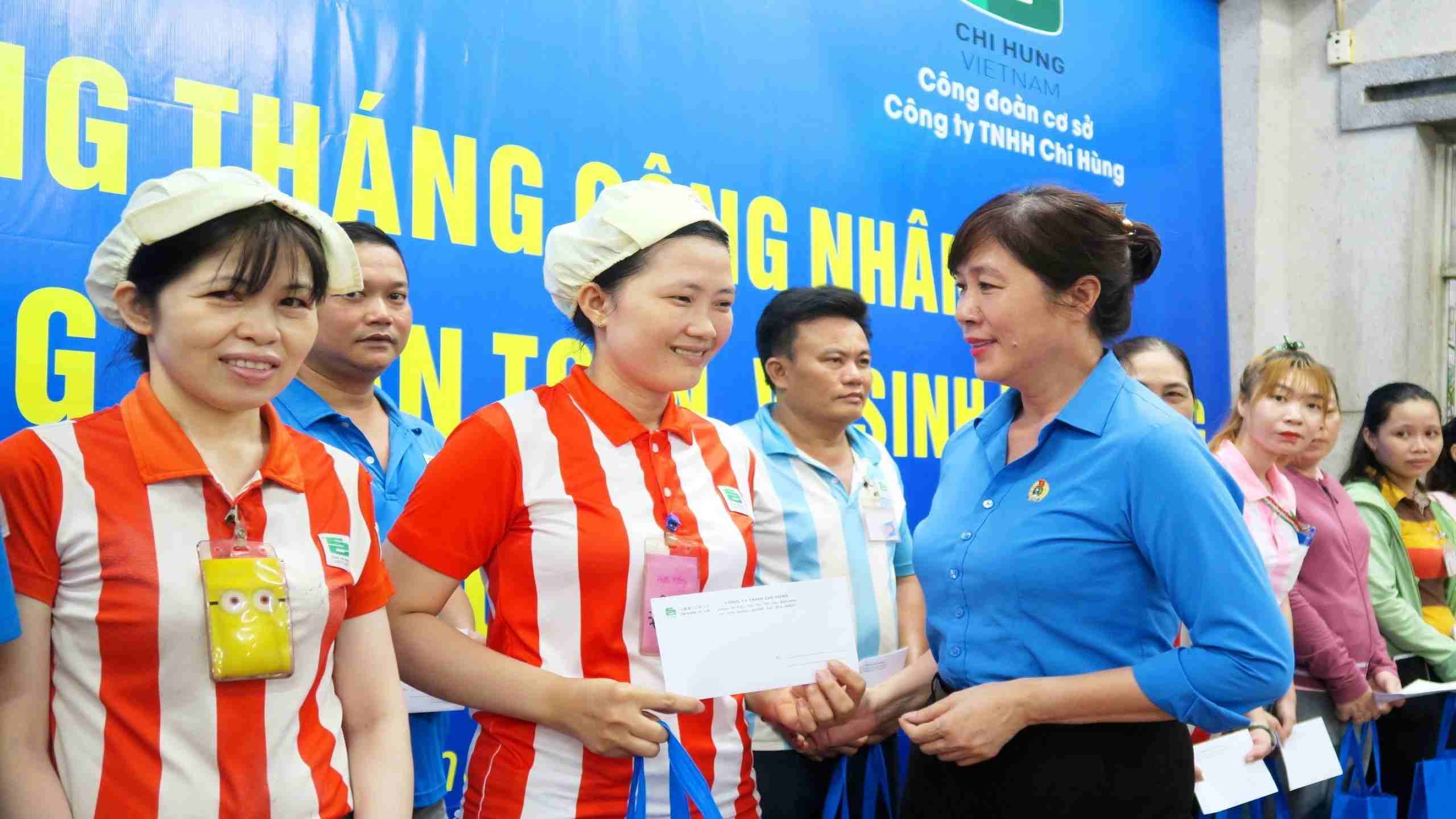 75% từ nguồn kinh phí công đoàn để công đoàn cơ sở tổ chức hoạt động, trực tiếp chăm lo cho đoàn viên, người lao động. Ảnh: CĐCS cung cấp