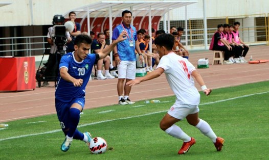 U19 Việt Nam thua 3 trận tại giải giao hữu U19 Quốc tế tại Trung Quốc. Ảnh: LĐBĐ Uzbekistan