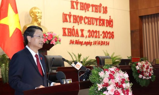 Ông Ngô Xuân Thắng được bầu làm Chủ tịch HĐND TP Đà Nẵng. Ảnh: Nguyễn Linh