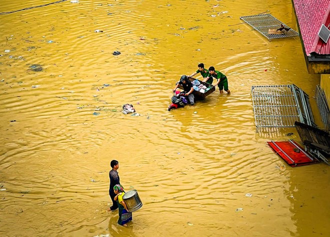 Sau Hà Giang, lũ trên sông ở Cao Bằng dâng cao, nguy cơ cô lập một số nơi