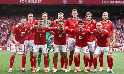 Đội tuyển Đan Mạch sẽ là ẩn số thú vị tại EURO 2024.  Ảnh: Herrelandsholdet 