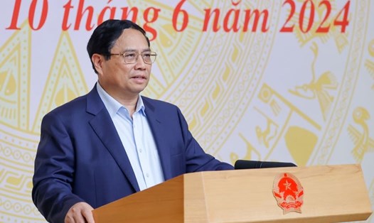 Thủ tướng Chính phủ Phạm Minh Chính phát biểu tại Hội nghị. Ảnh: VGP