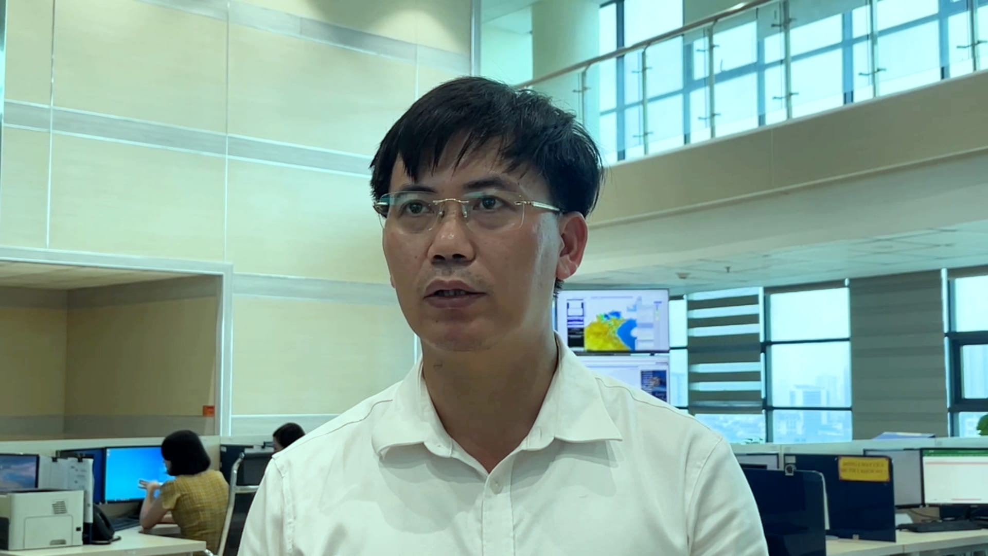 Ông Nguyễn Văn Hưởng, Trưởng phòng Dự báo thời tiết, Trung tâm Dự báo Khí tượng Thủy văn Quốc gia. 