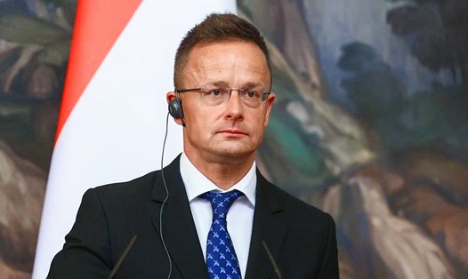 Ngoại trưởng Hungary Peter Szijjarto. Ảnh: Bộ Ngoại giao Nga