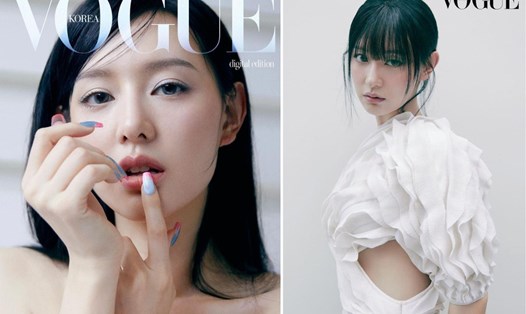 Kim Ji Won lên trang bìa tạp chí Vogue Korea bản điện tử. Ảnh: Vogue