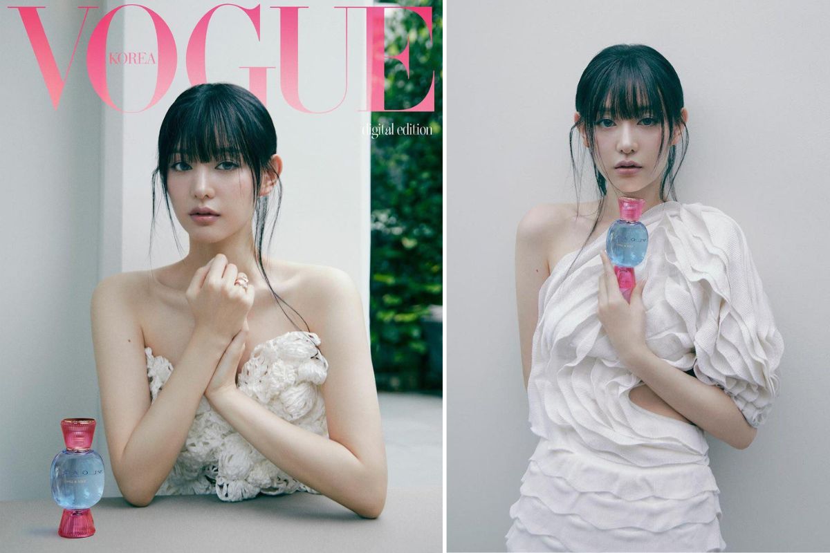 Kim Ji Won đại diện cho dòng nước hoa của Bulgari. Ảnh: Vogue