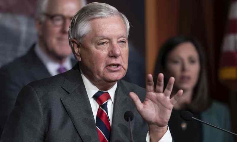 Ông Lindsey Graham - Thượng nghị sĩ Đảng Cộng hòa bang Nam Carolina. Ảnh: Xinhua