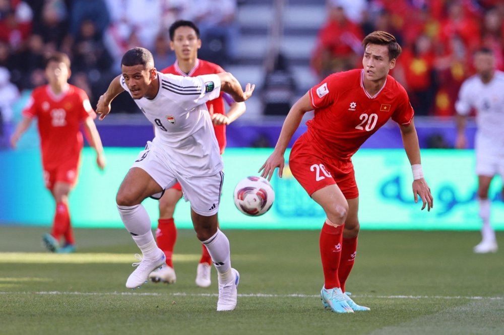 Tuyển Việt Nam sẽ chơi một trận đấu với quyết tâm cao nhất trước chủ nhà Iraq. Ảnh: AFC