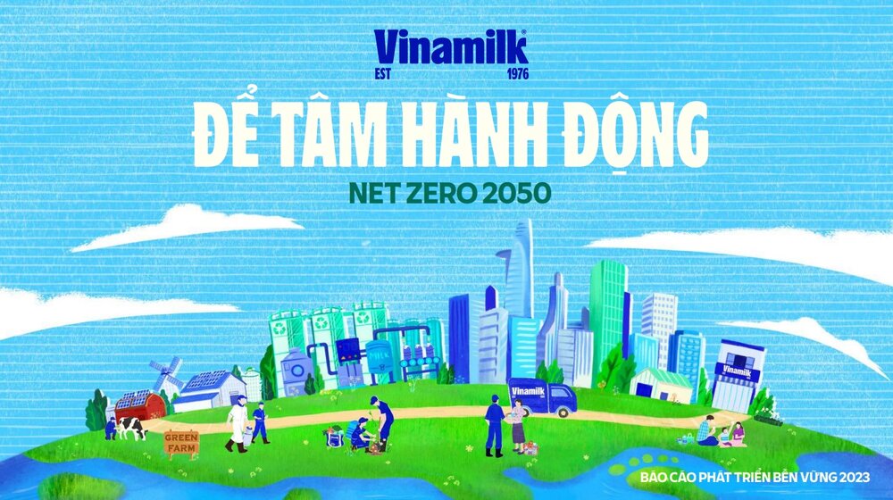 Báo cáo PTBV năm 2023 có nhiều điểm đổi mới về cả hình thức và nội dung. Ảnh: Vinamilk