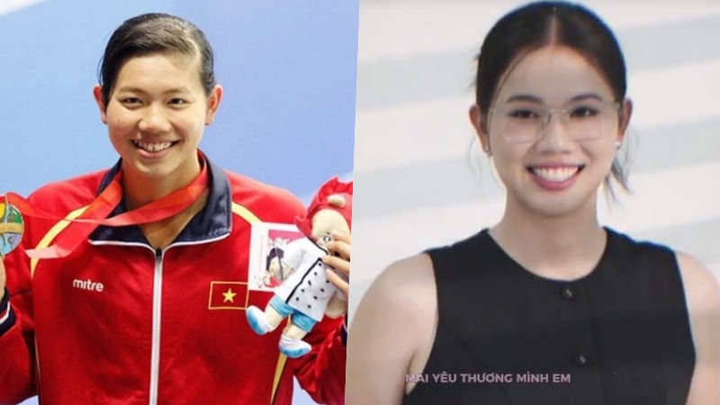 Ánh Viên gây sốc với nhan sắc, ngoại hình. Ảnh: Facebook nhân vật.