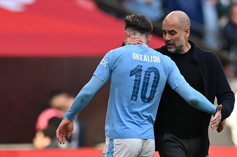 Jack Grealish không còn là sự chựa chọn hàng đầu của Pep Guardiola ở mùa giải vừa qua. Ảnh: AFP