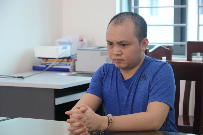 Nguyễn Văn Kiên, đối tượng cầm đầu ổ nhóm lừa đảo chiếm đoạt tài sản.  Ảnh: Công an tỉnh Nghệ An